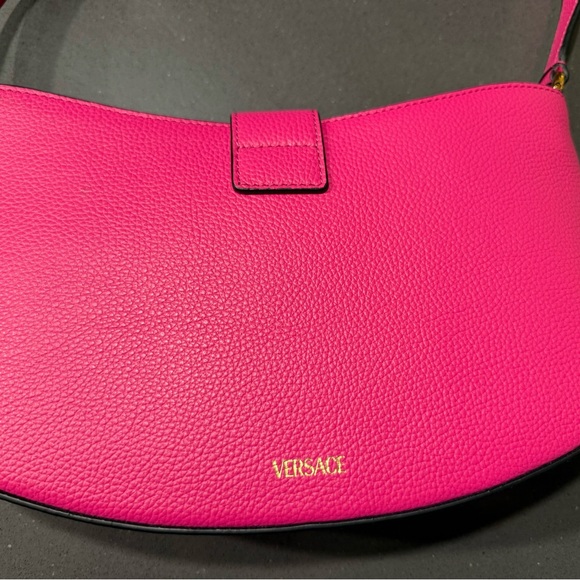 New!! Versace Hot Pink Purse - Picture 3 of 10
